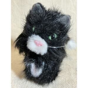 AMERICAN GIRL DOLL cat Licorice black & white long haired green eyes